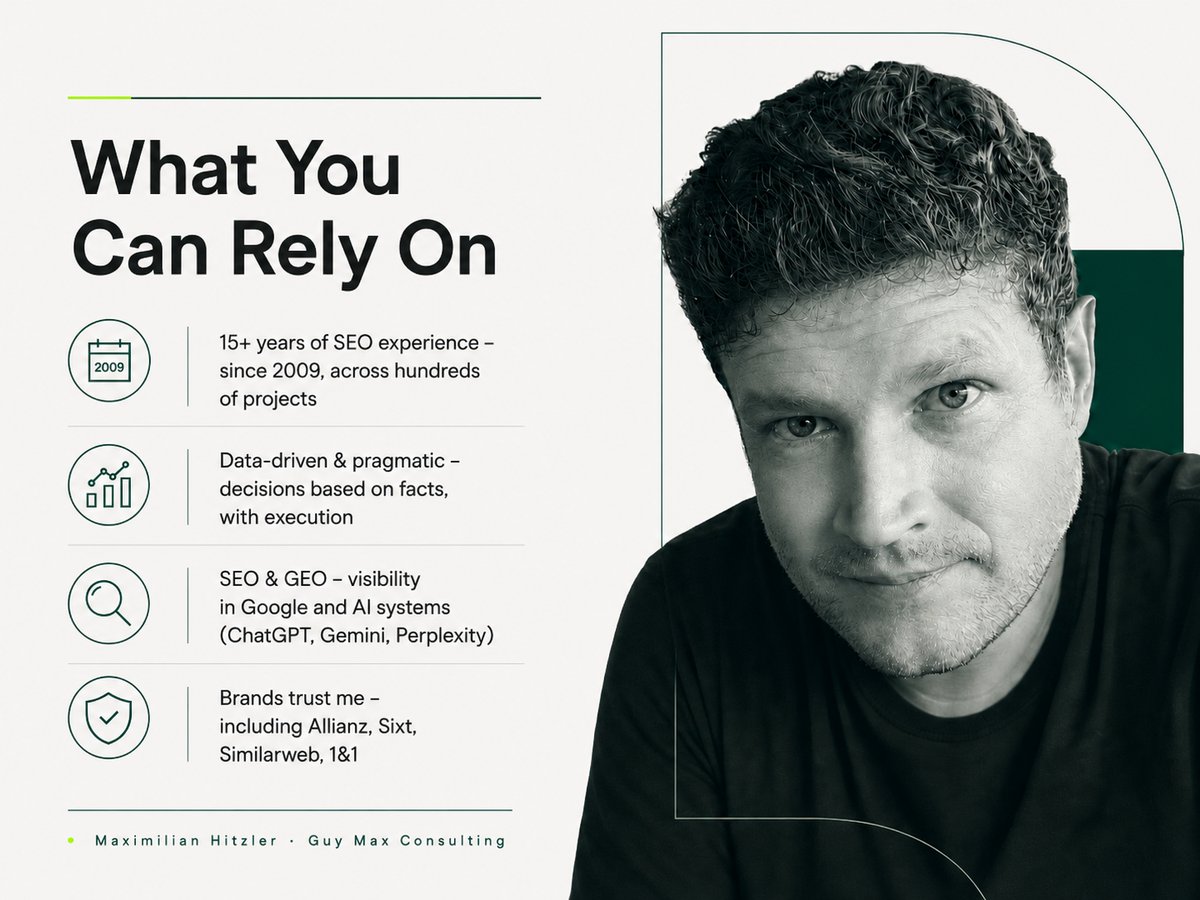 What you can rely on – Maximilian Hitzler, Guy Max Consulting